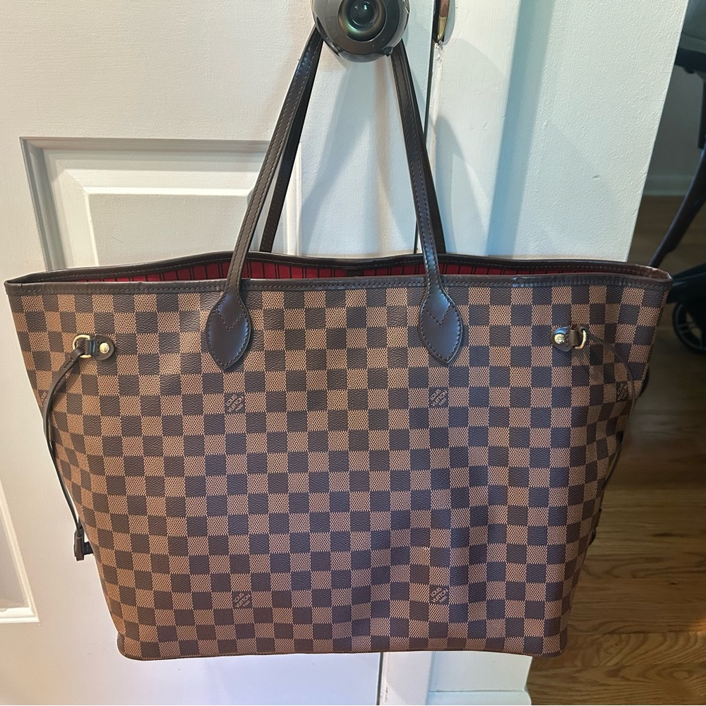 Louis Vuitton Neverfull GM Damier Ebene Coated Canvas